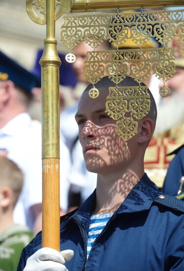 Paratroopers' Day on Red Square