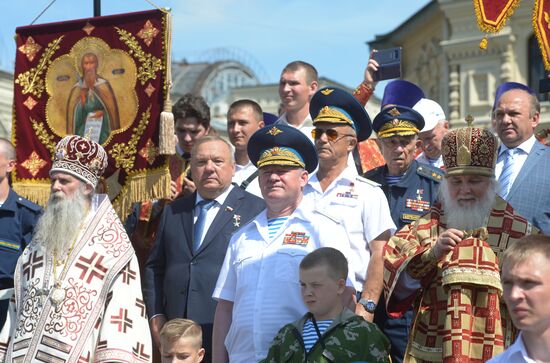 Paratroopers' Day on Red Square