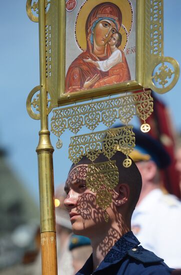 Paratroopers' Day on Red Square