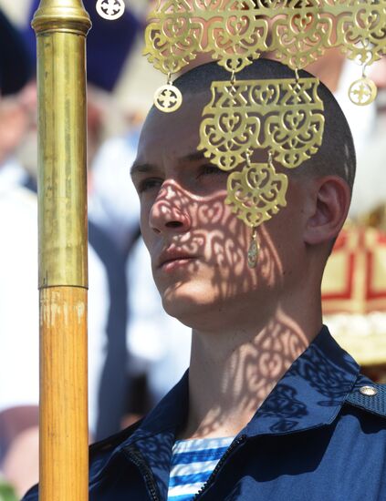 Paratroopers' Day on Red Square