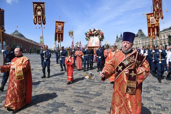 Paratroopers' Day on Red Square