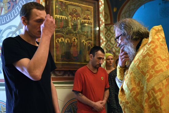 Prayer service for justice at Butyrka Prison