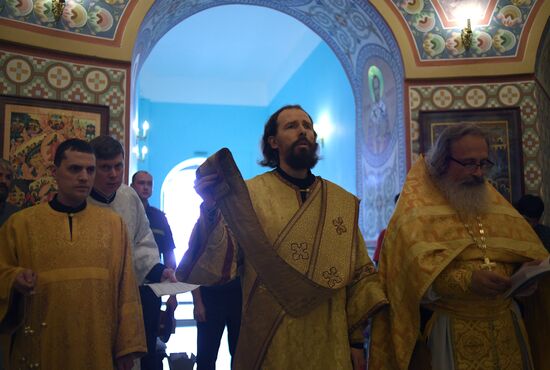 Prayer service for justice at Butyrka Prison