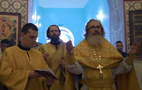 Prayer service for justice at Butyrka Prison