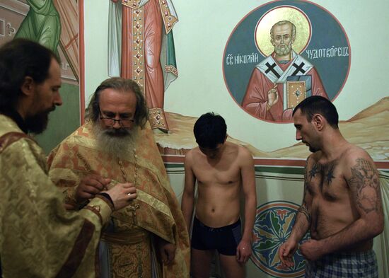 Prayer service for justice at Butyrka Prison