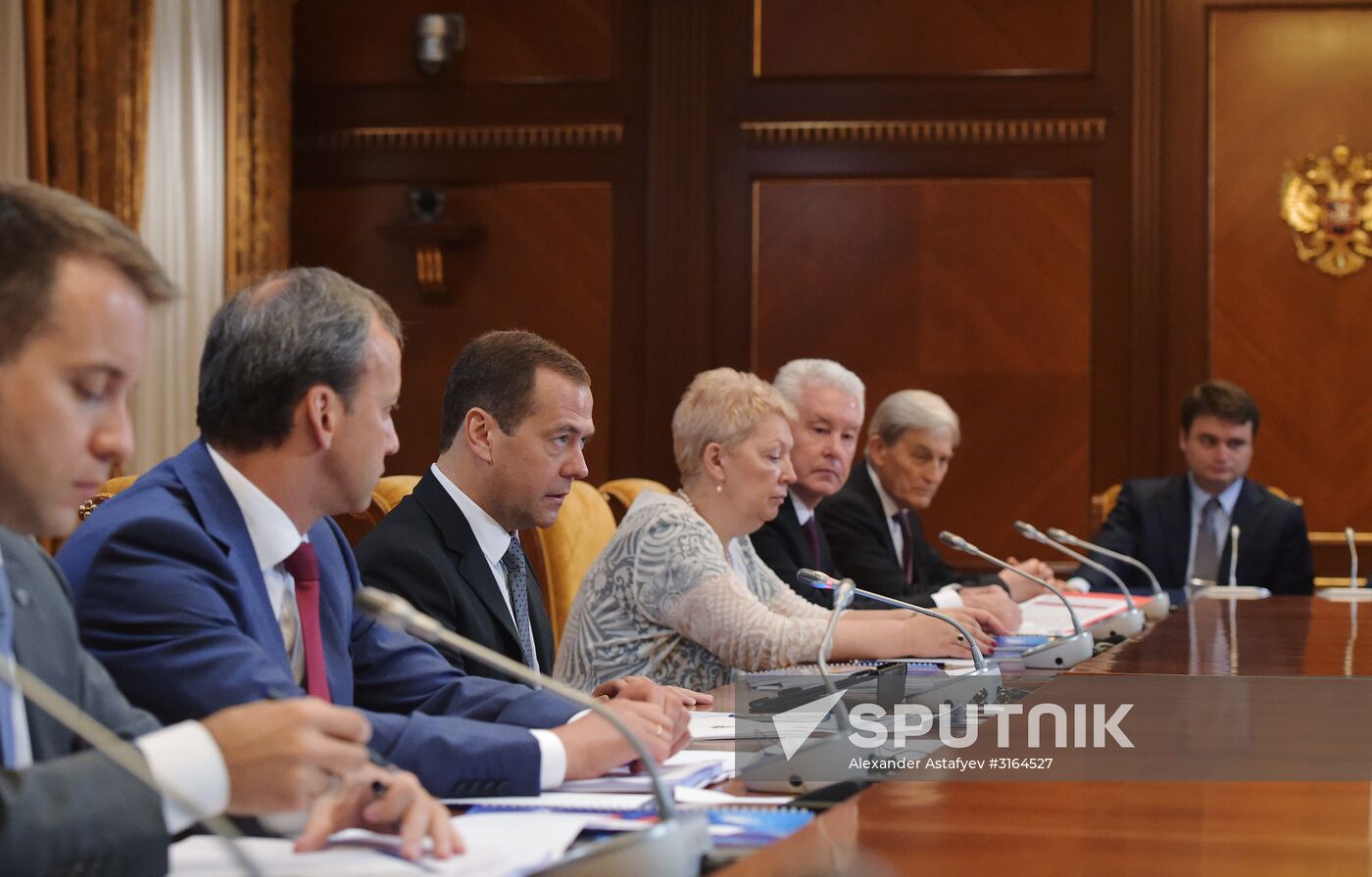 Prime Minister Dmitry Medvedev at Skolkovo Foundation Board of Trustees meeting