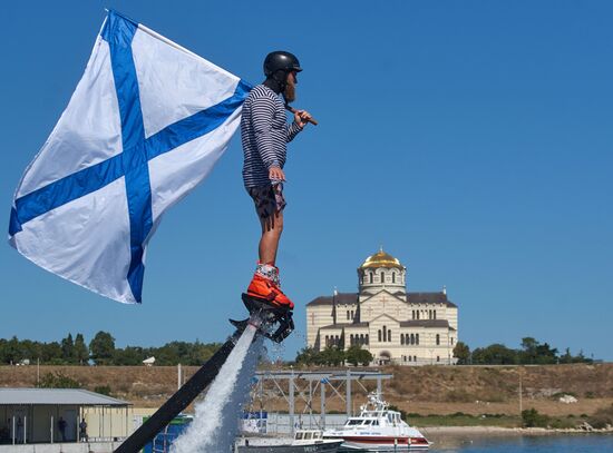 Kicking off Depth 2017 international multi-stage diving event in Sevastopol