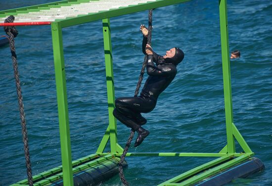 Kicking off Depth 2017 international multi-stage diving event in Sevastopol