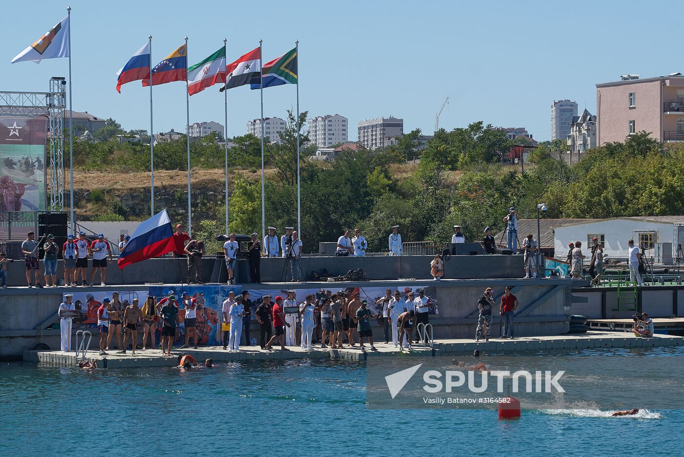 Kicking off Depth 2017 international multi-stage diving event in Sevastopol
