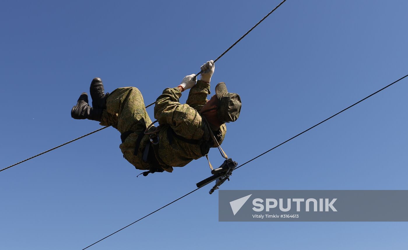 Green Path competition among special forces units in Krasnodar Territory