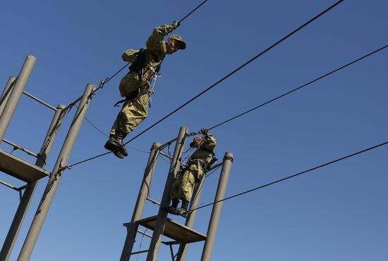 Green Path competition among special forces units in Krasnodar Territory