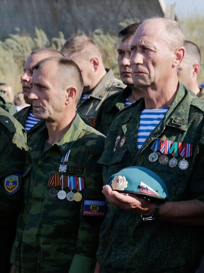 Paratroopers' Day celebration in Lugansk