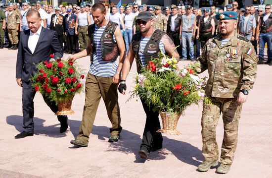 Paratroopers' Day celebration in Lugansk