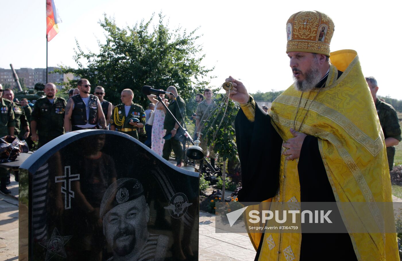 Paratroopers' Day celebration in Lugansk