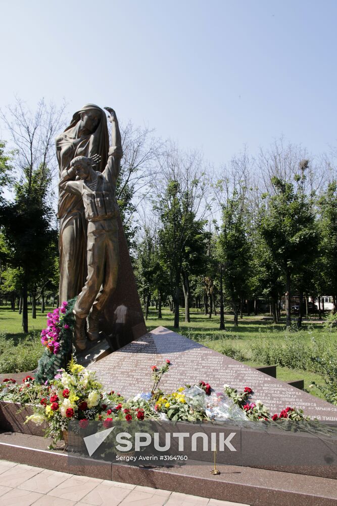 Paratroopers' Day celebration in Lugansk