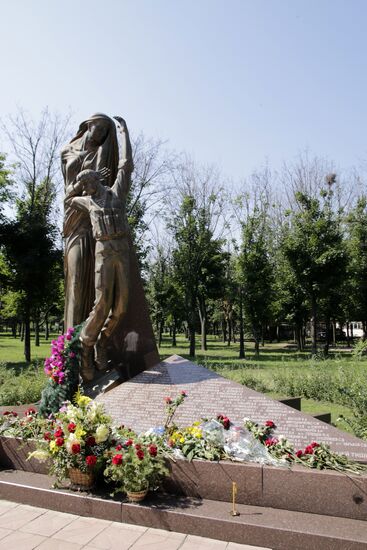Paratroopers' Day celebration in Lugansk