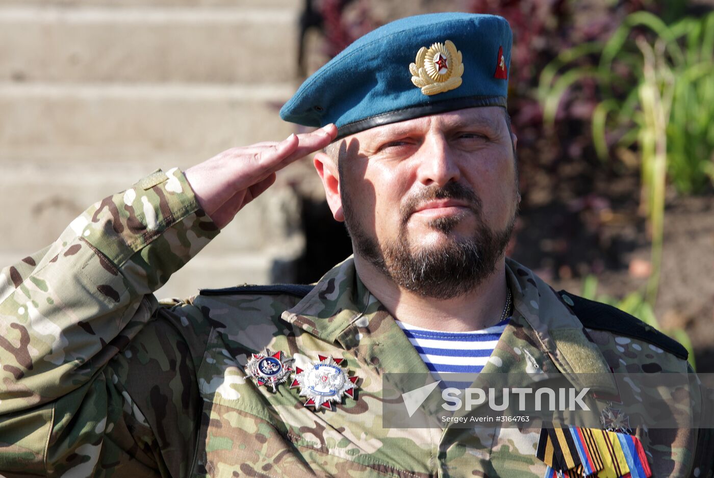 Paratroopers' Day celebration in Lugansk