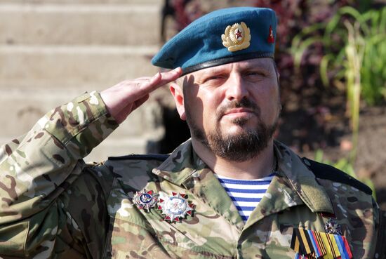 Paratroopers' Day celebration in Lugansk