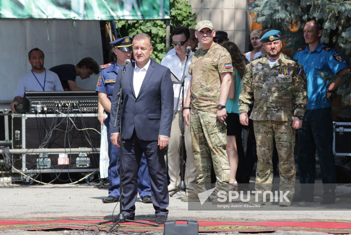 Paratroopers' Day celebration in Lugansk