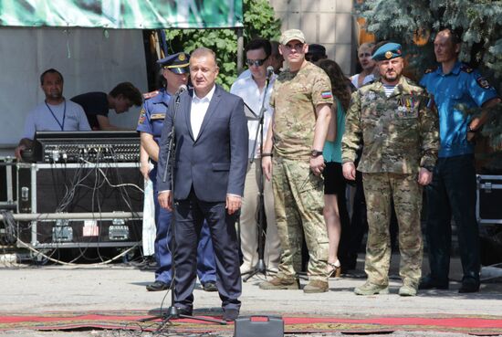 Paratroopers' Day celebration in Lugansk