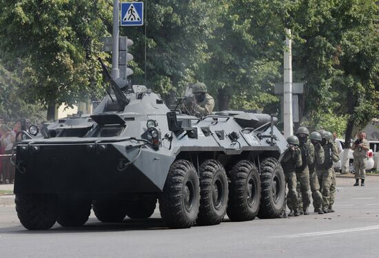 Paratroopers' Day celebration in Donetsk