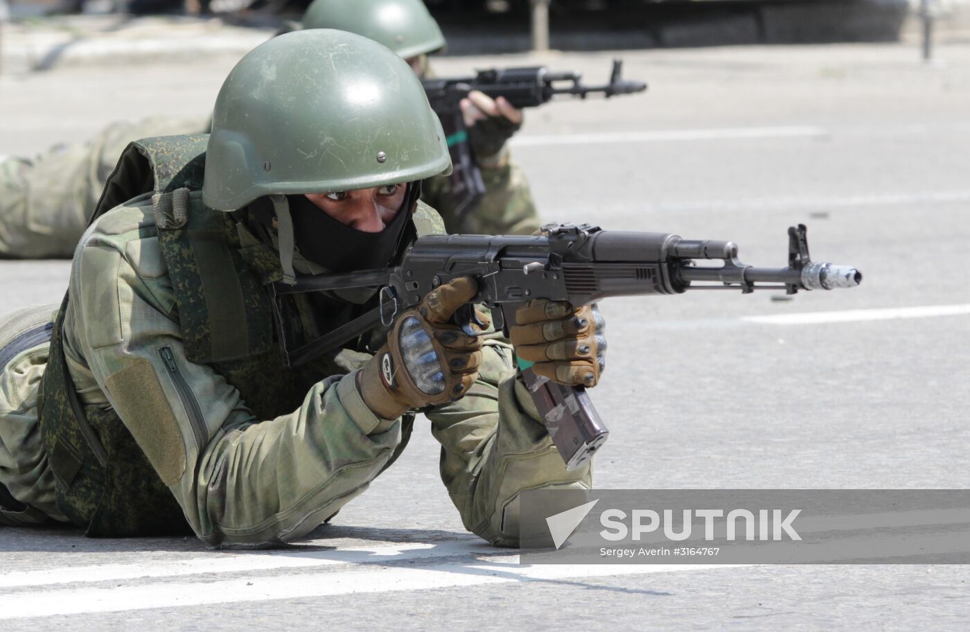Paratroopers' Day celebration in Donetsk