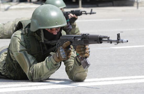 Paratroopers' Day celebration in Donetsk