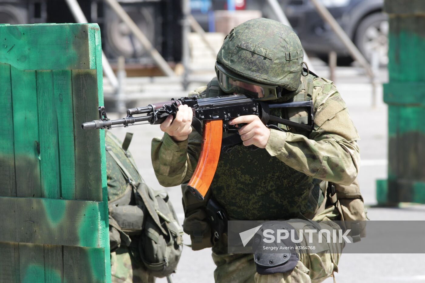 Paratroopers' Day celebration in Donetsk