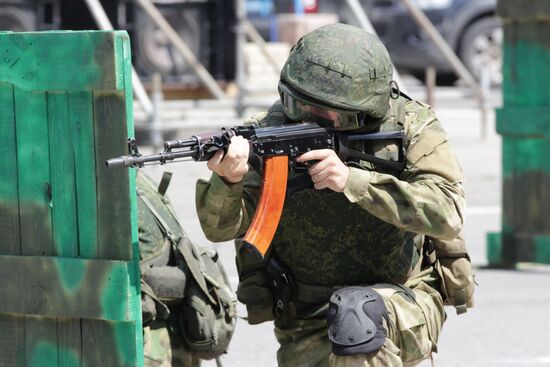 Paratroopers' Day celebration in Donetsk