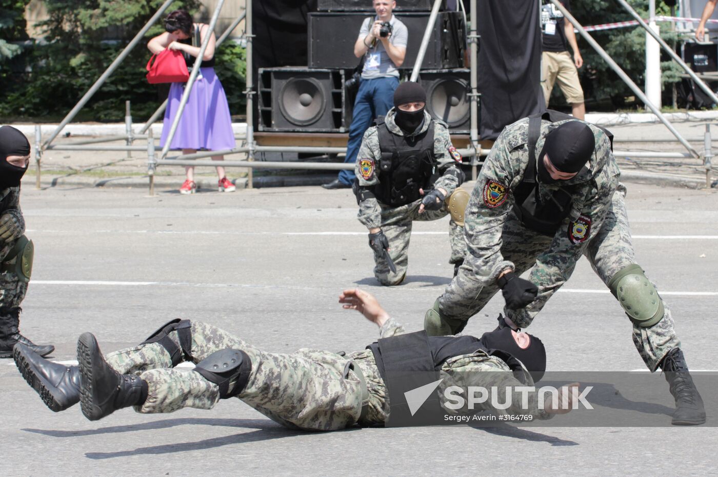 Paratroopers' Day celebration in Donetsk