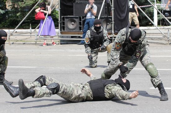 Paratroopers' Day celebration in Donetsk