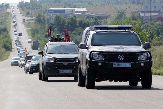 Paratroopers Day celebrations in Lugansk