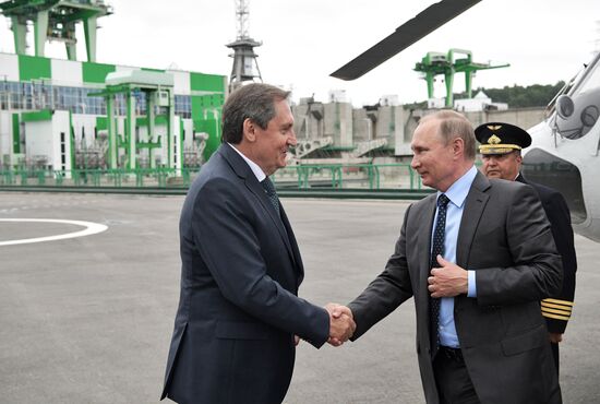 President Vladimir Putin's working visit to Amur Region