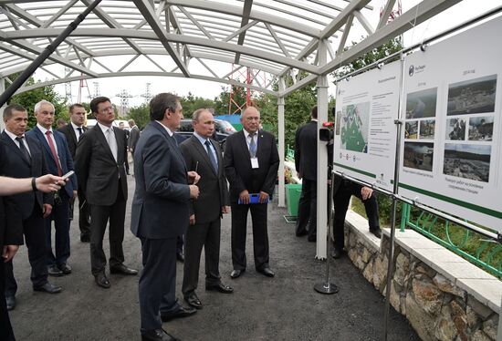 President Vladimir Putin's working visit to Amur Region