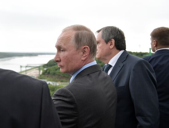 President Vladimir Putin's working visit to Amur Region