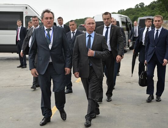 President Vladimir Putin's working visit to Amur Region