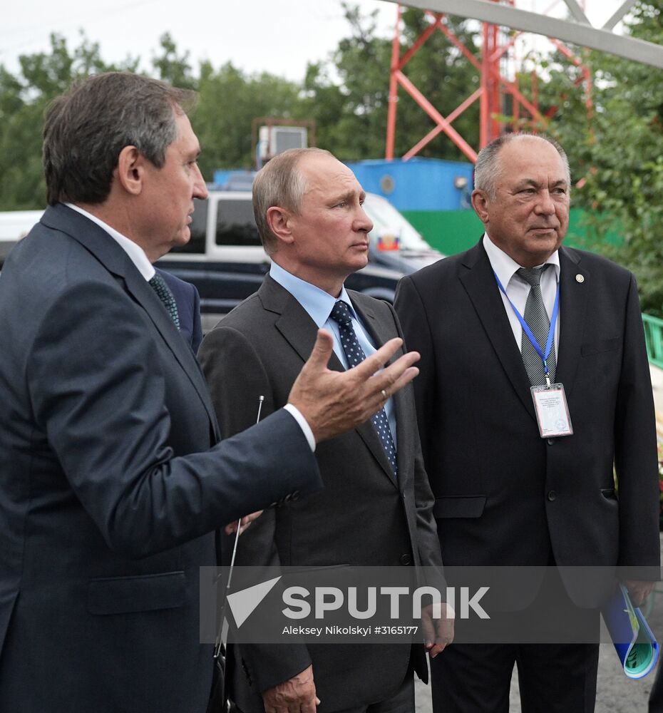 President Vladimir Putin's working visit to Amur Region