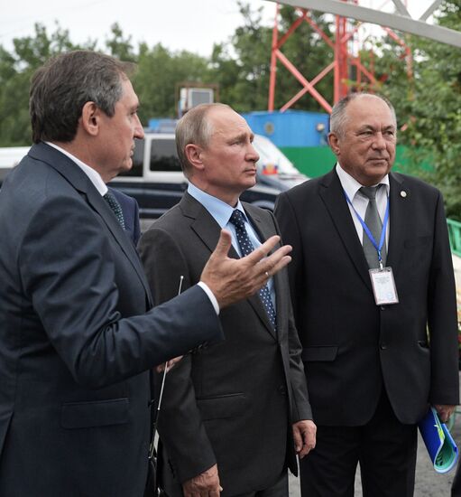 President Vladimir Putin's working visit to Amur Region