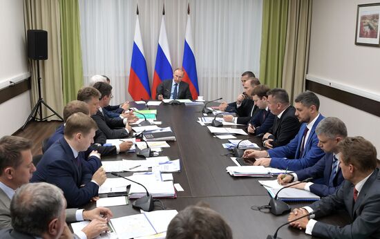 President Vladimir Putin's working visit to Amur Region