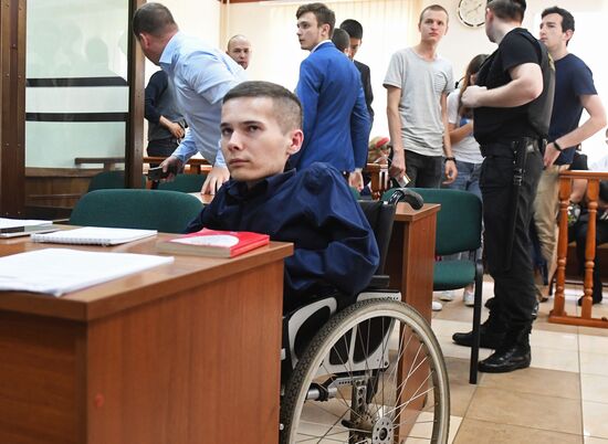 Hearings on reviewing legality of verdict passed on wheel-chair bound Anton Mamayev