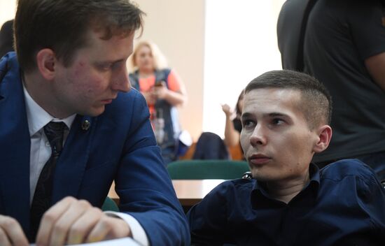 Hearings on reviewing legality of verdict passed on wheel-chair bound Anton Mamayev