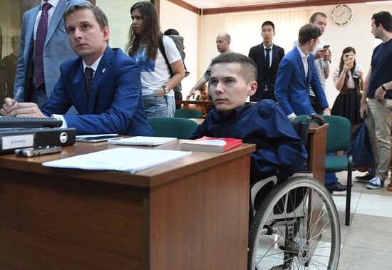 Hearings on reviewing legality of verdict passed on wheel-chair bound Anton Mamayev