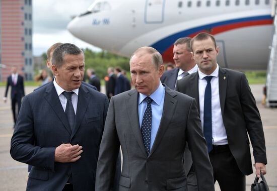 President Vladimir Putin's working visit to Amur Region