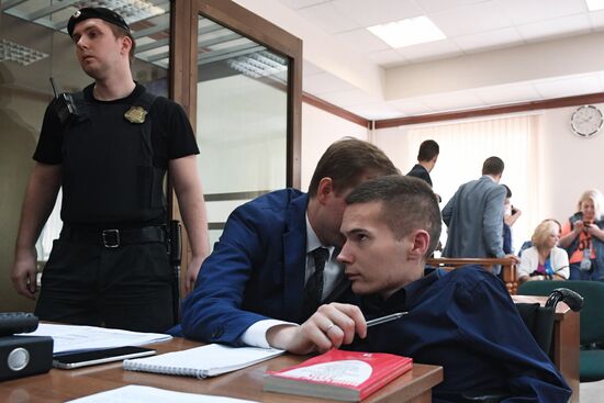 Hearings on reviewing legality of verdict passed on wheel-chair bound Anton Mamayev