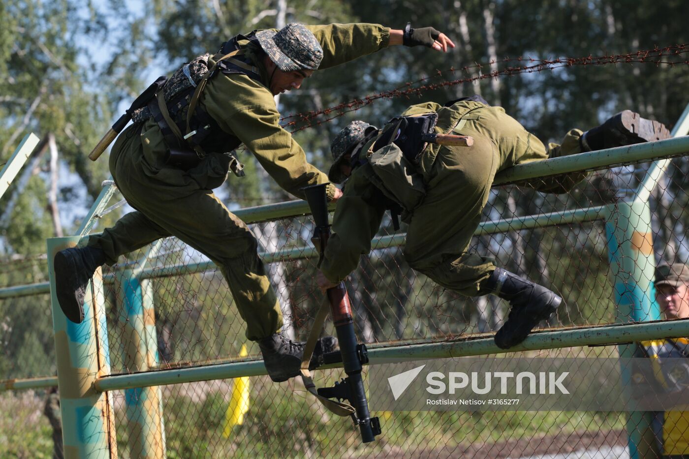 Army Scout Masters international contest in Novosibirsk Region