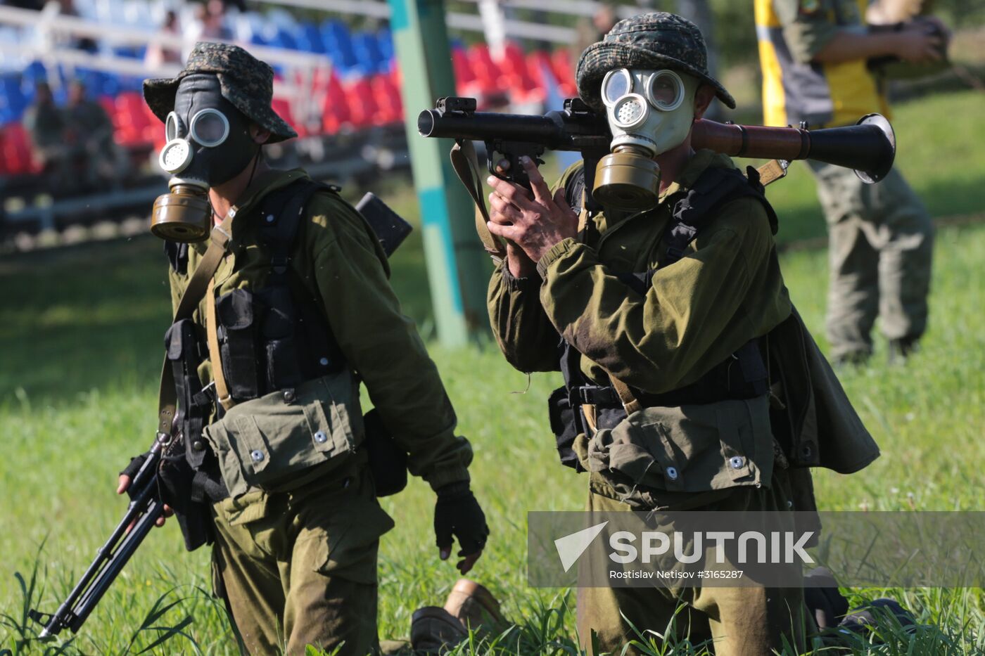 Army Scout Masters international contest in Novosibirsk Region
