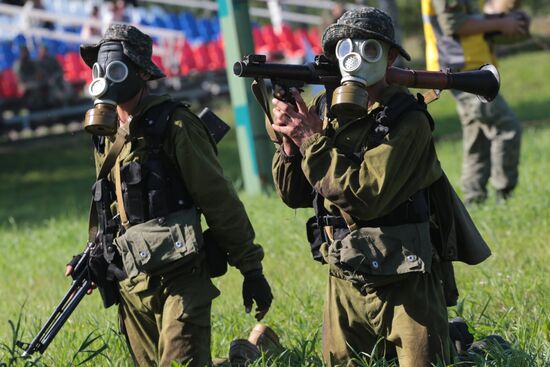 Army Scout Masters international contest in Novosibirsk Region