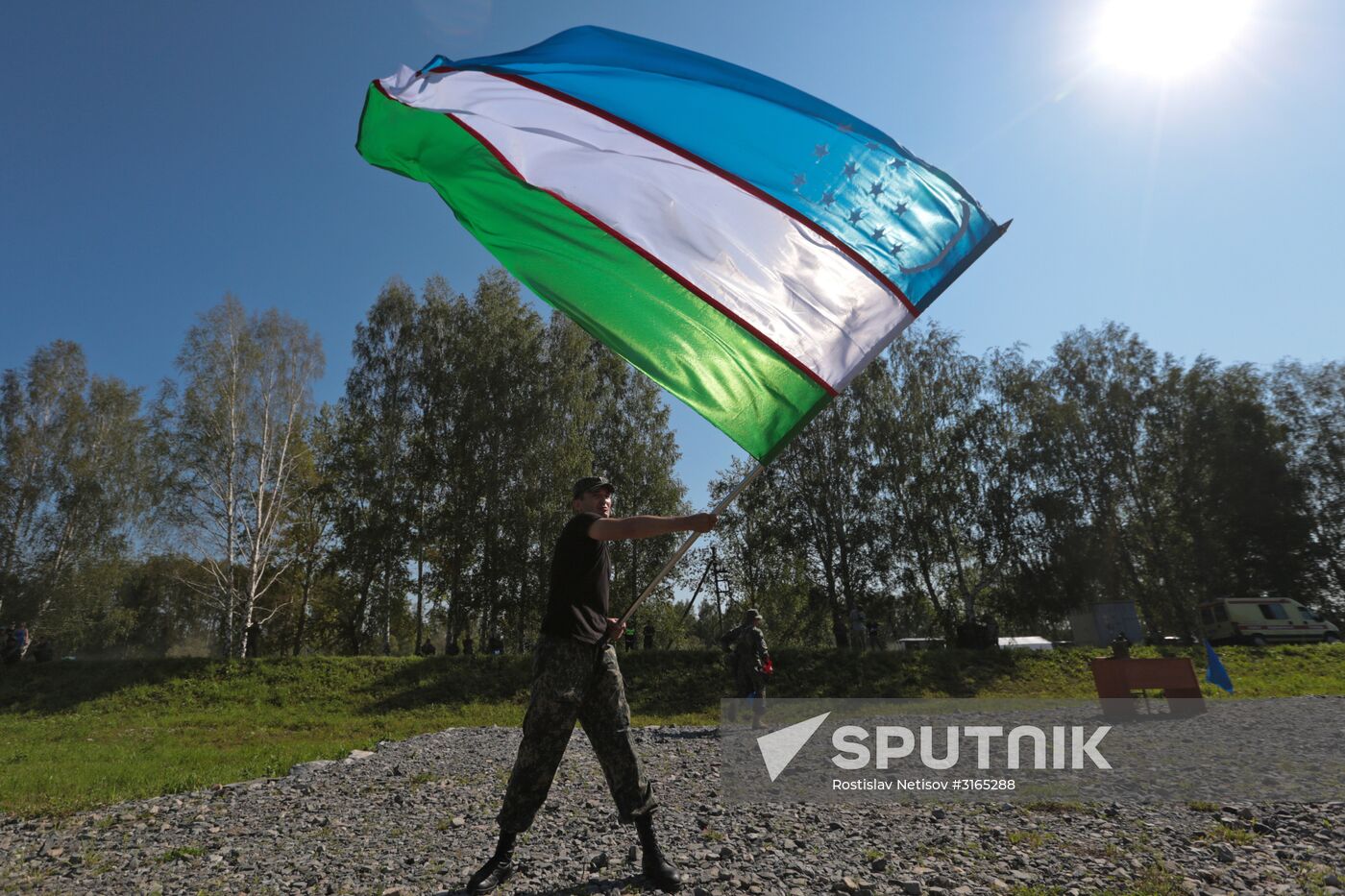 Army Scout Masters international contest in Novosibirsk Region