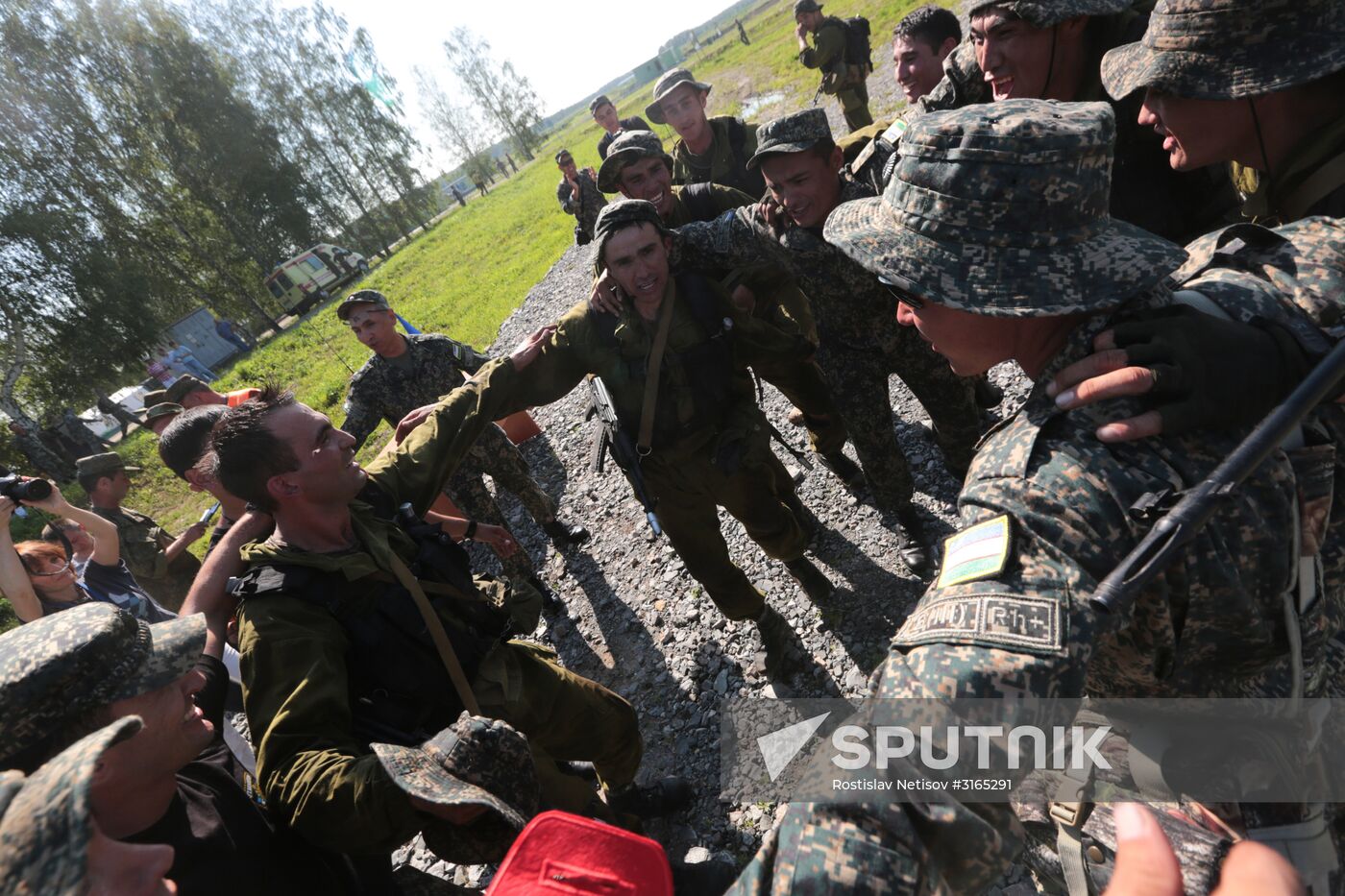 Army Scout Masters international contest in Novosibirsk Region