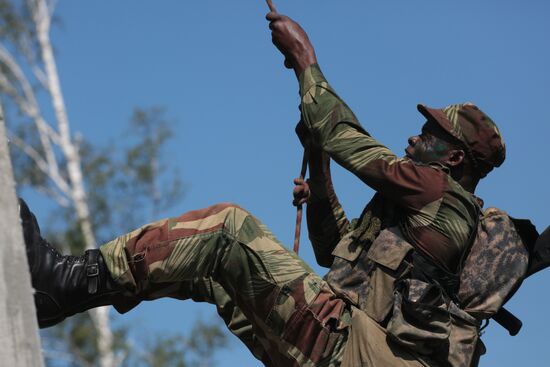 Army Scout Masters international contest in Novosibirsk Region